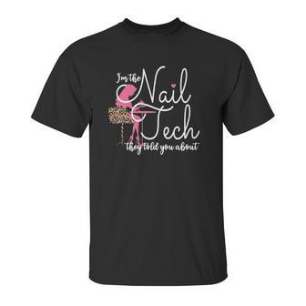 Nail Tech Artist Nail Technician Pedicurist Manicurist Unisex T-Shirt | Favorety DE