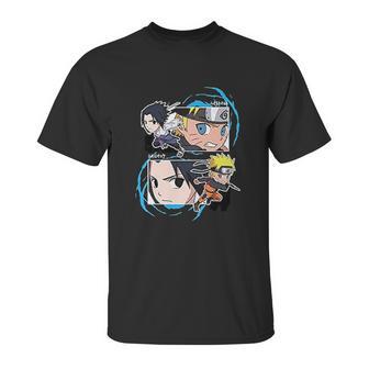 Naruto Shippuden Naruto And Sasuke Sd Fight Frames Unisex T-Shirt | Favorety AU