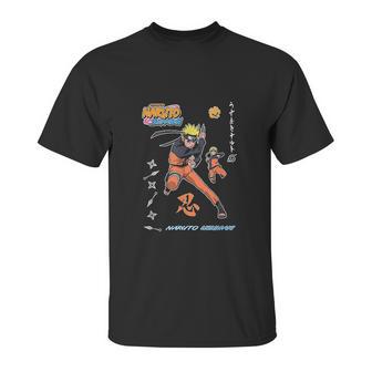 Naruto Shippuden Vintage Style Badges Unisex T-Shirt | Favorety UK