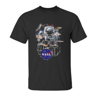 Nasa Astronaut Drummer Boy In Space Unisex T-Shirt | Favorety UK