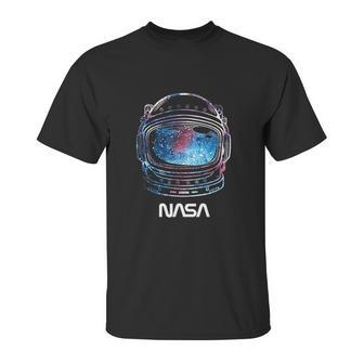 Nasa Galaxy Lineart Fill Helmet Unisex T-Shirt | Favorety