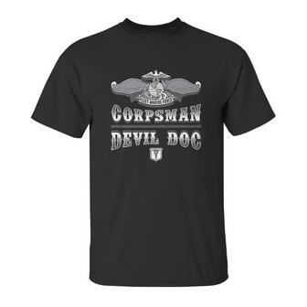 Navy Corpsman Devil Doc Fmf 8404 Unisex T-Shirt | Favorety DE