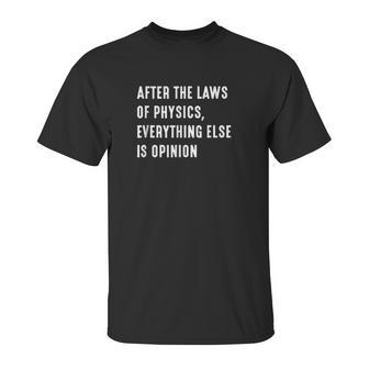 Neil Degrasse Tyson The Laws Of Physics Unisex T-Shirt | Favorety CA