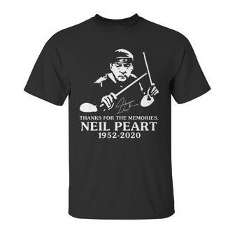 Neil Peart Thanks For The Memories Unisex T-Shirt | Favorety AU