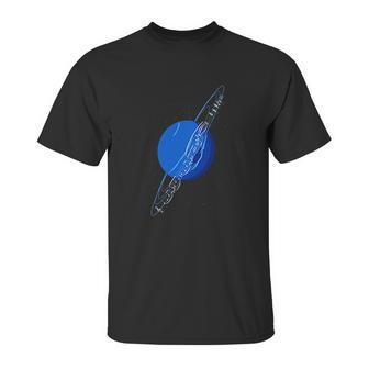 Neptunes Punny Planet Of Neptune With Music Notes Unisex T-Shirt | Favorety CA