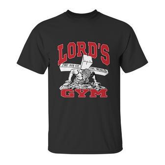 New Motivation Bodybuilder The Lords Gym Cool Design Unisex T-Shirt | Favorety UK