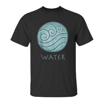 Nickelodeon Painted Water Element Unisex T-Shirt | Favorety AU