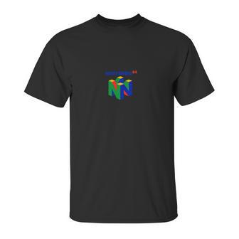 Nintendo 64 Logo Hq High Quality Nintendo Nintendo 6464 Logo Mario Unisex T-Shirt | Favorety UK