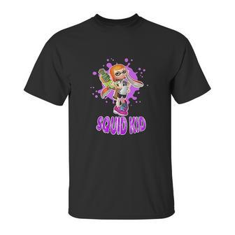 Nintendo Splatoon Squid Kid Pink Splat Unisex T-Shirt | Favorety UK