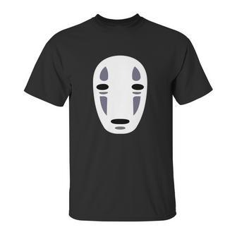 No Face Spirited Away No Face Spirited Away Chihiro Studio Ghibli Minimalist Vector Unisex T-Shirt | Favorety