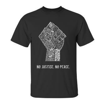 No Justice No Peace 1 Unisex T-Shirt | Favorety DE