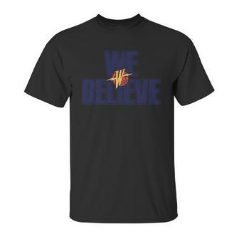 Official Warriors We Believe Unisex T-Shirt | Favorety CA