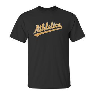 Outerstuff Oakland Athletics Boys Youth Green Crew Neck Unisex T-Shirt | Favorety DE