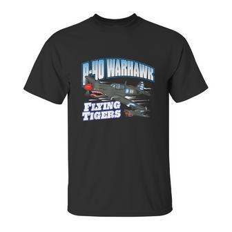 P40 Warhawk Flying Tigers Warbirds Unisex T-Shirt | Favorety UK