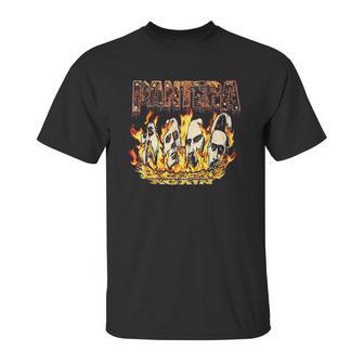 Pantera Official Vintage Flames Unisex T-Shirt | Favorety AU