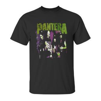 Pantera Official Vintage Group Sketch Unisex T-Shirt | Favorety