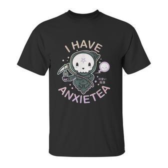 Pastel Goth I Have Anxiety Kawaii Grim Tea Gift Unisex T-Shirt | Favorety CA