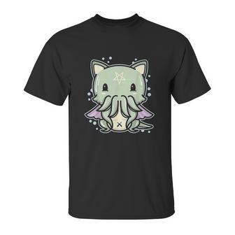 Pastel Goth Cathulhu Cat Creepy Cute Kawaii Cthulhu Gift Unisex T-Shirt | Favorety AU