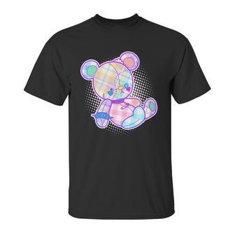 Pastel Kawaii Cute Goth Punk Teddy Bear Unisex T-Shirt | Favorety DE