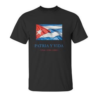 Patria Y Vida Viva Cuba Libre Unisex T-Shirt | Favorety