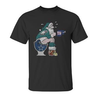 Philadelphia Eagles Santa Claus Unisex T-Shirt | Favorety CA