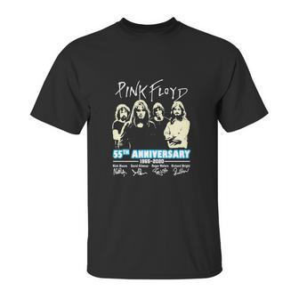 Pink Floyd 55Th Anniversary 1965 2020 All Signature Unisex T-Shirt | Favorety DE