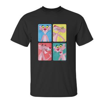 Pink Panther Colorful Portrait Unisex T-Shirt | Favorety