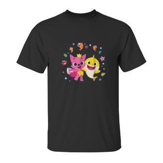 Pinkfong And Baby Shark Cheers Unisex T-Shirt | Favorety CA