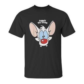 Pinky And The Brain Pinky Big Face Unisex T-Shirt | Favorety UK