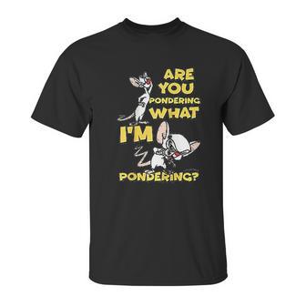 Pinky And The Brain Pondering Unisex T-Shirt | Favorety DE