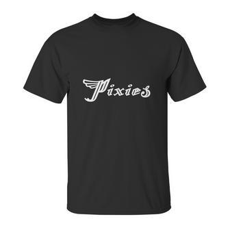 Pixies Band Logo Art Wing White Unisex T-Shirt | Favorety UK