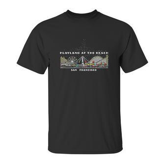 Playland At The Beach San Francisco Matchbook Reproduction Unisex T-Shirt | Favorety AU