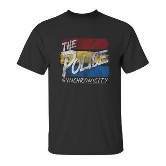 The Police Rock Band Sync Inverted Synchronicity Unisex T-Shirt | Favorety CA