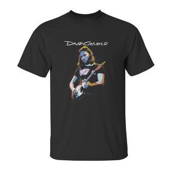 Popfunk David Gilmour Pink Floyd Guitar Unisex T-Shirt | Favorety AU