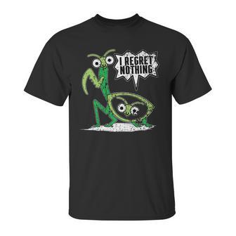 Praying Mantis Weathered Valentines Day Unisex T-Shirt | Favorety DE