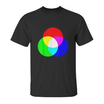 Primary Color Mixing Rgb Color Model Art Paint Unisex T-Shirt | Favorety AU