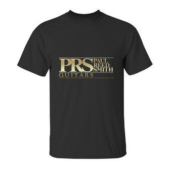 Prs- Paul Reed Smith Guitars Gold Unisex T-Shirt | Favorety