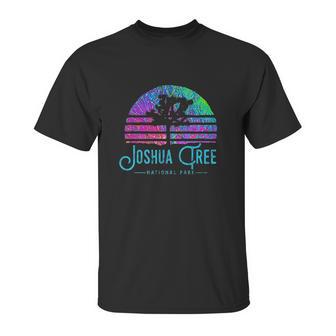 Psychedelic Joshua Tree National Park Retro Road Trip Unisex T-Shirt | Favorety AU