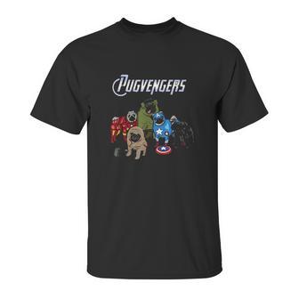 The Pugvengers Funny Superheroes Pug Dog Gift Unisex T-Shirt | Favorety