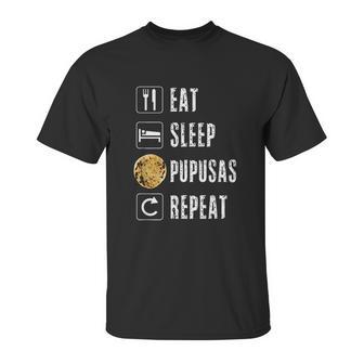 Pupusas El Salvador Gift Salvadorian Food Salvi Guanaco Eat Unisex T-Shirt | Favorety CA