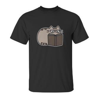 Pusheen The Cat Reading Juniors Unisex T-Shirt | Favorety UK