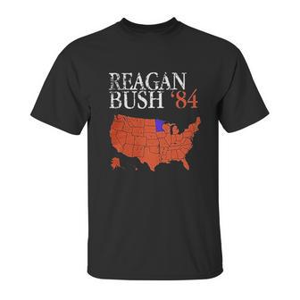 Reagan Bush 84 Vintage Distressed Style Unisex T-Shirt | Favorety AU