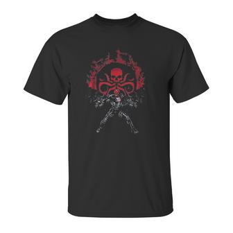 The Red Skull Hydra Army Awaits Your Command Unisex T-Shirt | Favorety