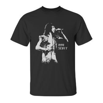 Retro Graphic Bon Scott Art Unisex T-Shirt | Favorety DE