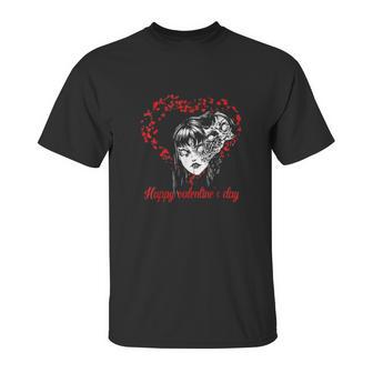 Retro Tomie Funny Manga Art Happy Valentines Day Junji Ito Unisex T-Shirt | Favorety CA