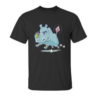 The Rhino Mascot Unisex T-Shirt | Favorety CA