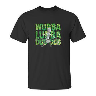 Rick And Morty Wubba Lubba Dub Dub Portal Letters Unisex T-Shirt | Favorety DE