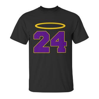 Rip Kobe 24 Halo Angel Tribute Unisex T-Shirt | Favorety UK