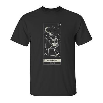 Rogue Wolf Death Retro Dark Symbol Ghoulish Goth Lover Gift Unisex T-Shirt | Favorety CA