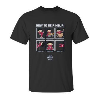 Ryans World How To Be A Ninja Skills Boys Unisex T-Shirt | Favorety UK